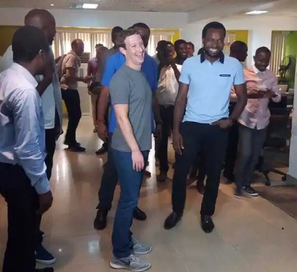 More Photos Of Facebook CEO, Mark Zuckerberg In Yaba, Lagos